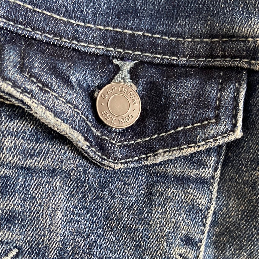 GAP Kids Blue Denim Jean Jacket Girls or Boys Sz 4 4T - Picture 5 of 5